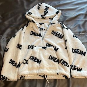 Dream pullover hoodie with a zipper